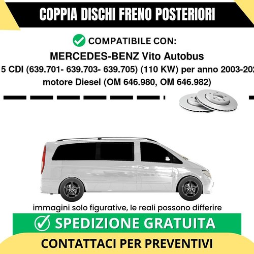 Coppia dischi freno posteriori - dischi,